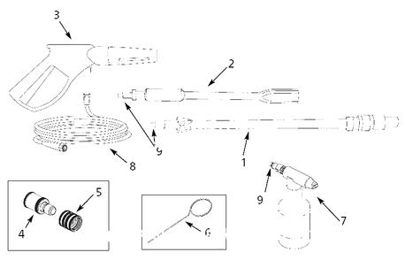 Assembly Parts Diagram and Parts List for PW1320  Campbell Hausfeld Pressure Washer